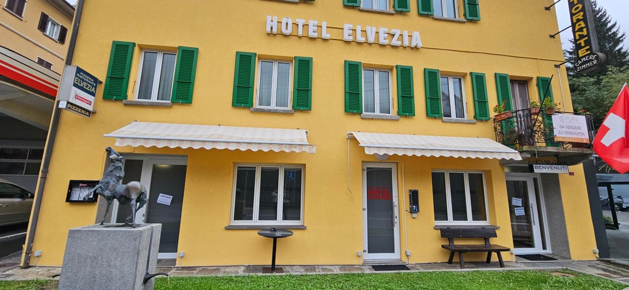 Hotel Elvezia Lavorgo Buitenkant foto